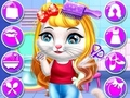 Hra Elegantní kadeřnický salon Baby Kitty 