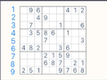 Hra Klasické sudoku puzzle 