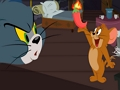 Hra Tom a Jerry ukazují pohádkovou knihu Kočka v díře 
