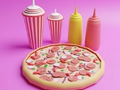 Hra Omalovánka: Pizza 