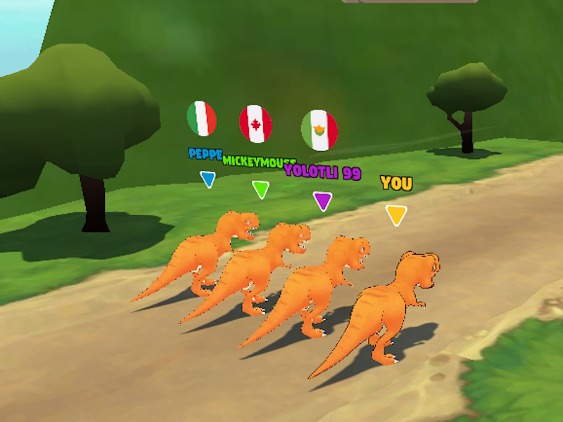 Hra Dinosaur: Běh s transformací