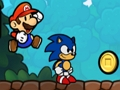 Hra Super Mario a Sonic 