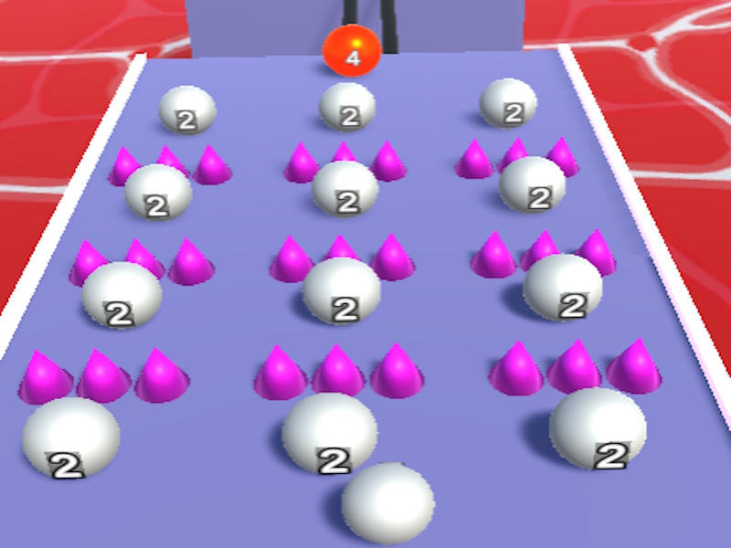 Hra Ball Run 2048