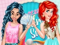 Hra Výměna šatníku Jasmine a Ariel 