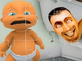 Hra Toaletní puzzle Skibidi 