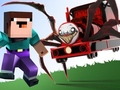 Hra Noob vs Spider Train