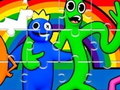 Hra Skládačka: Rainbow Friends 
