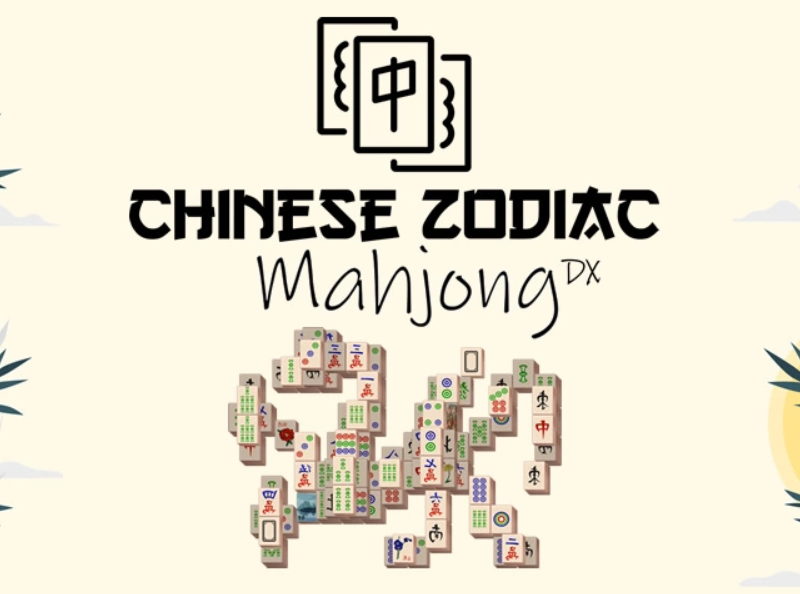 Hra Mahjong čínského zvěrokruhu 