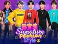 Hra Podpisový módní styl BTS 