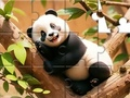 Hra Skládačka: Panda na stromě 