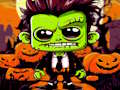 Hra Halloweenské puzzle Franky & Vampire 