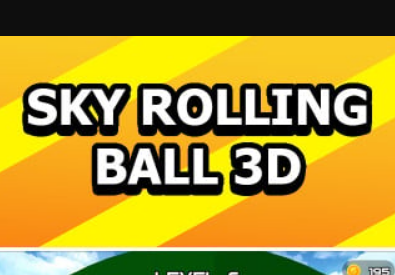 Hra Sky kousky rolí koule 3d