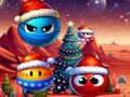 Hra Vánoční Rush: Red and Friend Balls 