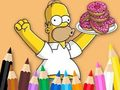 Hra Omalovánky: Simpson Donut 