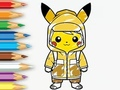 Hra Omalovánka: Pláštěnka Pikachu 