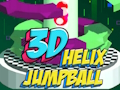 Hra 3D skákací míček ve tvaru šroubovice 