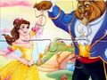 Hra Puzzle: Kráska a zvíře 