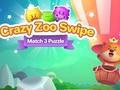 Hra Crazy Zoo Swipe Match 3 Puzzle