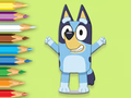 Hra Omalovánky: Happy Bluey 