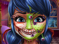 Hra Tečkovaná dívka Halloween make-up 