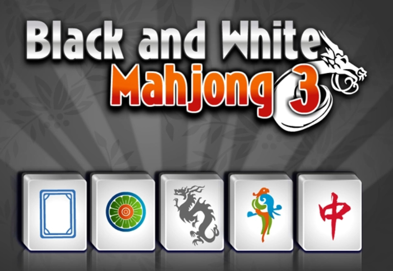 Hra Černobílý Mahjong 3 