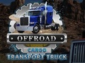 Hra Offroad nákladní přepravní vůz 
