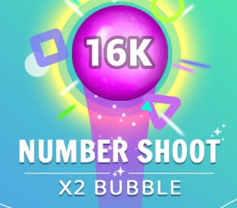 Hra Number Shoot x 2 bubliny 