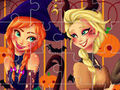 Hra Princezna Halloween Jigsaw 