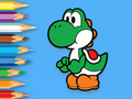 Hra Omalovánky: Yoshi Fishing Time 