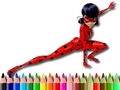 Hra Zpátky Do školy Lady Bug Barvení 