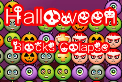 Hra Halloween blok kolaps 