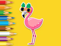 Hra Omalovánka: Flamingo 