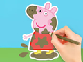 Hra Omalovánky: Peppa v bahně 