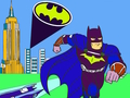 Hra Batman kreslené zbarvení 
