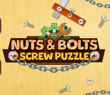 Hra Dřevěné Šrouby Matice Šroubovací Pin Puzzle 