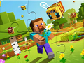 Hra Puzzle: Mine Blockman 