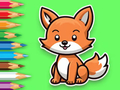 Hra Omalovánka: Baby Fox 