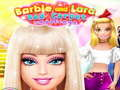Hra Barbie a Lara Red Carpet Challenge 