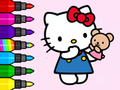 Hra Omalovánky: Hello Kitty Teddy Bear 