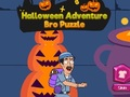 Hra Halloween dobrodružství Bro Puzzle 