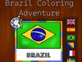 Hra Dobrodružství zbarvení Brazílie 