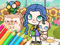 Hra Omalovánky: Avatar World Babycare 
