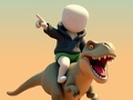Hra Stickman. Dinosauří aréna 