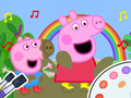 Hra Omalovánky: Peppa Pig Muddy Funny 
