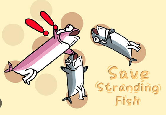 Hra Zachraňte Stranding Fish 