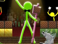 Hra FNF Rush E: Animace vs. Minecraft 