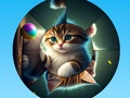 Hra Kulaté puzzle Sbírejte obrázky s roztomilými koťaty 