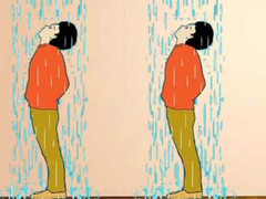 Hra Najděte Rain Coat Girl 