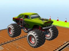 Hra Mega rampa Monster truck 