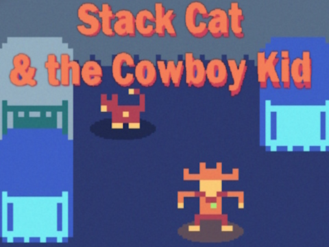 Hra Stack Cat & The Cowboy Kid